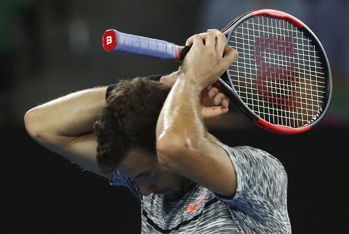 Grigor Dimitrov je nudil velik odpor, a na koncu ostal prekratek. | Foto: Reuters