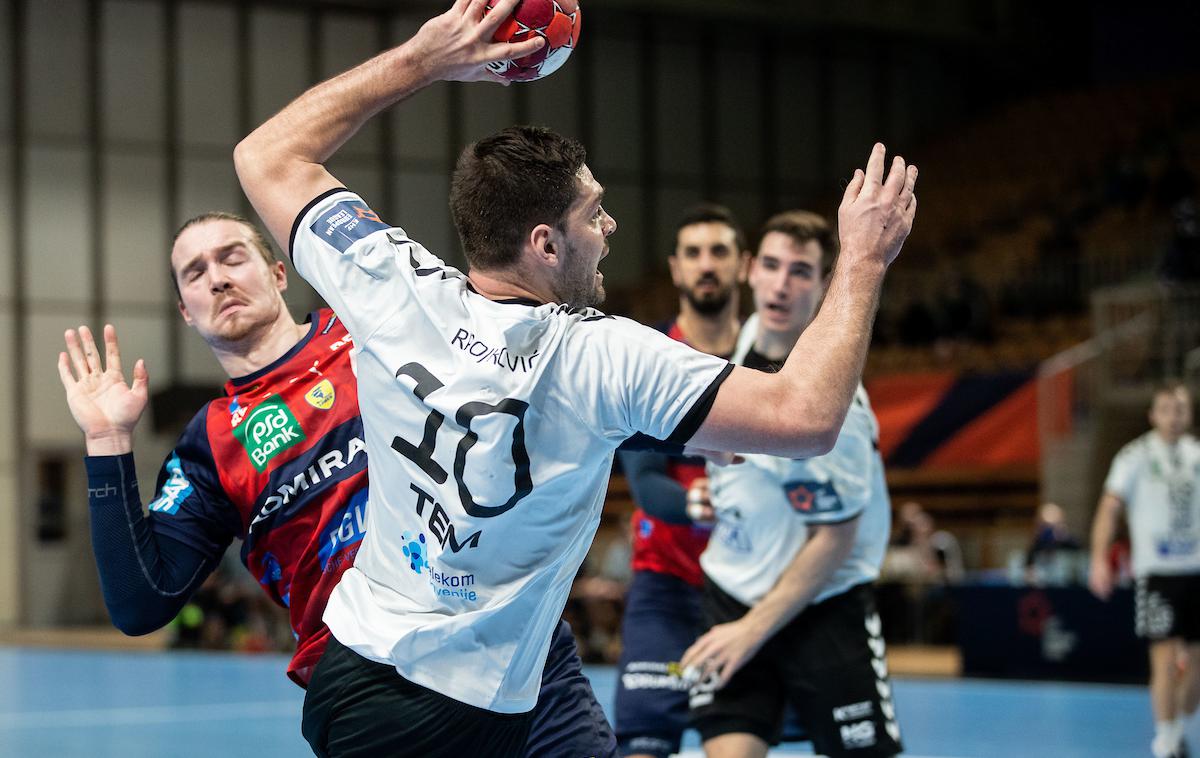 RK Trimo Trebnje : Rhein-Neckar Löven, liga EHF | Trebanjci niso bili kos močnim Nemcem. | Foto Vid Ponikvar/Sportida