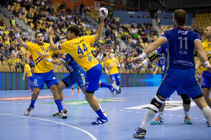 Daniel Dušebajev je proti Kielcam odigral odlično tekmo. | Foto: Urban Urbanc/Sportida