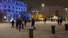 Sneg Ljubljana