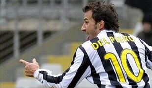 Del Piero še eno leto v Juventusovem dresu