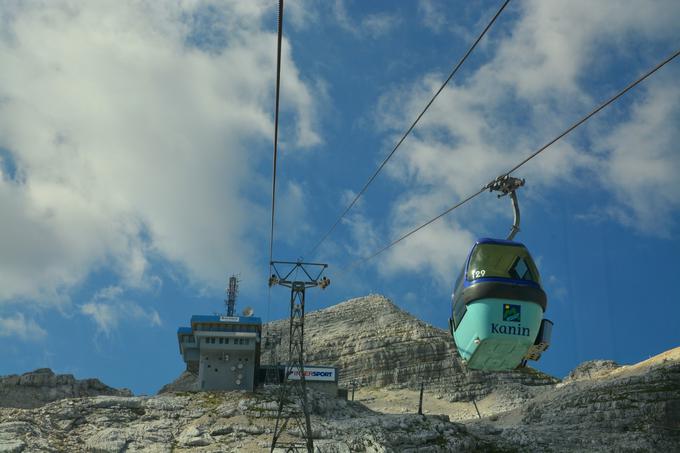 Kaninsko gondolo so po treh letih prisilnega počitka ponovno pognali konec letošnjega poletja. | Foto: Milan Štulc/občina Bovec