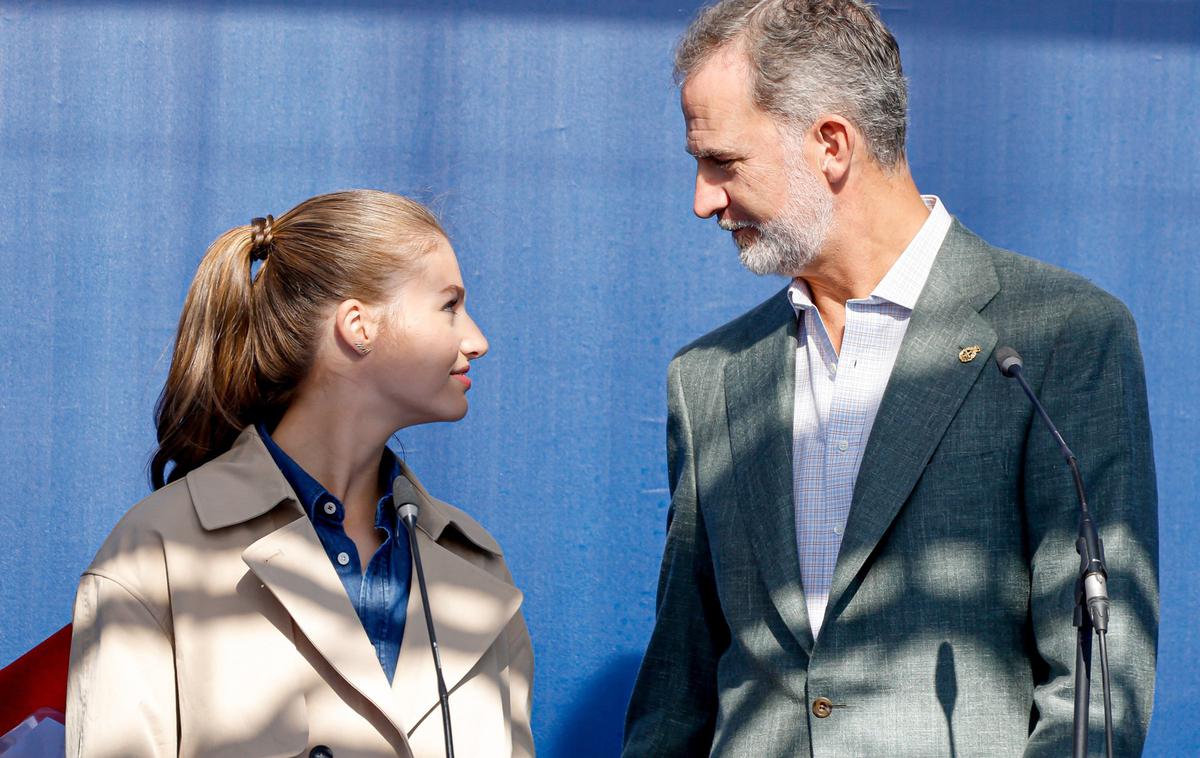 princesa Leonora, kralj Felipe | Španska princesa Asturije Leonor je prestolonaslednica na španskem prestolu, takoj za svojim očetom, kraljem Felipejem VI., na fotografiji. | Foto Profimedia