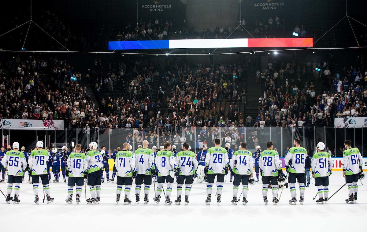 Slovenija Francija hokej | Foto Vid Ponikvar