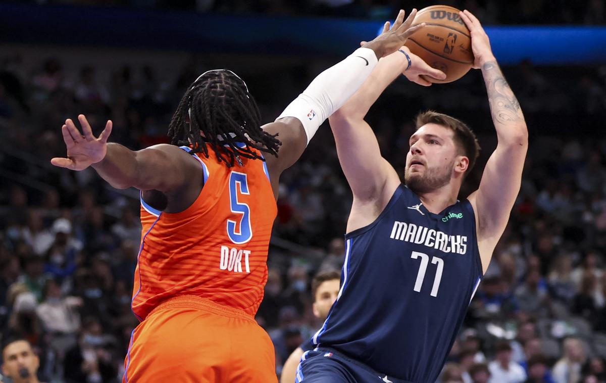 Dallas Mavericks, Luka Dončić | Luka Dončić bi lahko izpustil prvo tekmo končnice lige NBA. | Foto Reuters