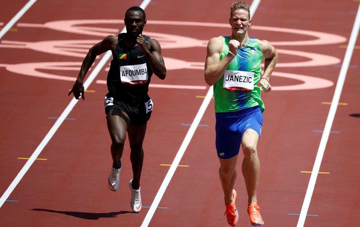 Luka Janežič OI | Luka Janežič je dosegel svoj izid sezone in se uvrstil v ponedeljkov polfinale. | Foto Reuters