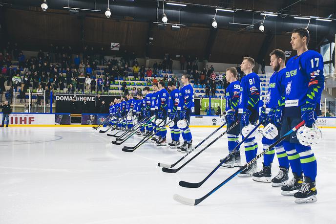 slovenska hokejska reprezentanca : Italija, pripravljalna tekma | Slovenska hokejska reprezentanca je med pripravami odigrala deset tekem, največ med vsemi, Kanada le eno. | Foto Grega Valančič/Sportida