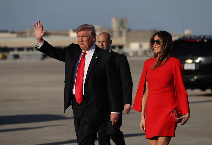 V družini Trump je mož tisti, ki je starejši. Donald je star 70 let, medtem ko je Sevničanka Melania ravno te dni praznovala 47. rojstni dan. | Foto: Getty Images