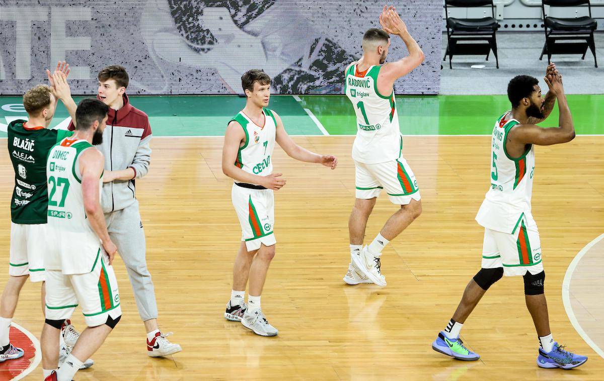 Cedevita Olimpija - Krka (prva tekma finala DP 2021) | Foto Vid Ponikvar