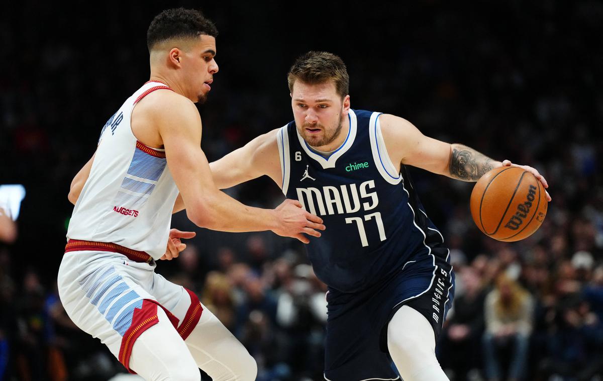 Luka Dončić | Luka Dončić je na zadnji tekmi pred koncem tedna All-Star dosegel 37 točk. | Foto Reuters