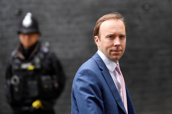 Britanski minister za zdravje Matt Hancock. | Foto: Reuters