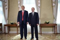 Srečanje Donalda Trumpa in Vladimirja Putina