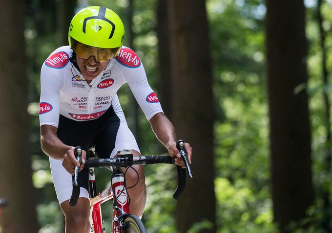 Egan Bernal leta 2016 na dirki Po Sloveniji | Foto: Vid Ponikvar