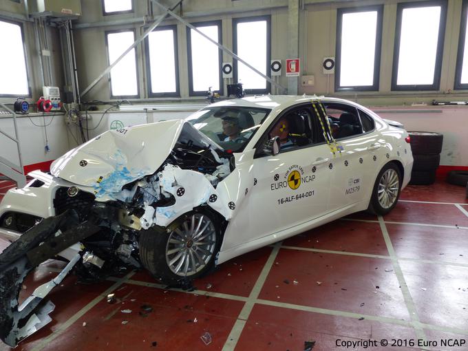 Euro NCAP - varnostni testi junij 2016: Alfa Romeo giulia, Volkswagen tiguan, Seat ateca | Foto: EuroNCAP