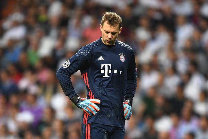 Manuel Neuer, ki zaradi zdravstvenih težav v zadnjih mesecih ni pomagal Bayernu, ni več najdražji vratar na svetu. | Foto: Guliverimage/Getty Images