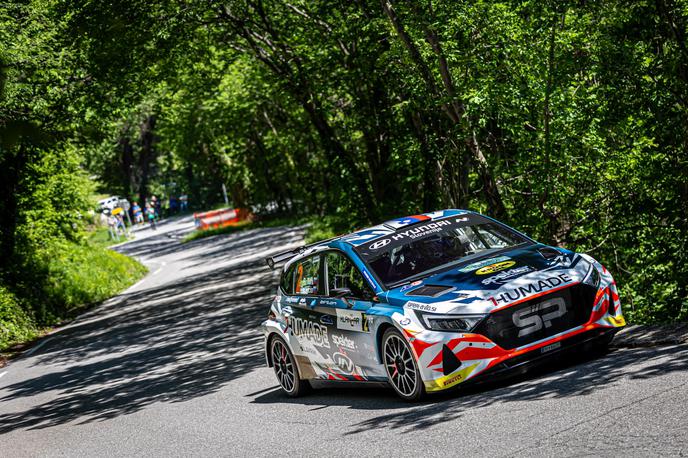 Rok Turk reli Vipavska | Rok Turk in Blanka Kacin (hyundai i20 rally2) sta najbolje začela letošnje državno prvenstvo v reliju.  | Foto Uroš Modlic