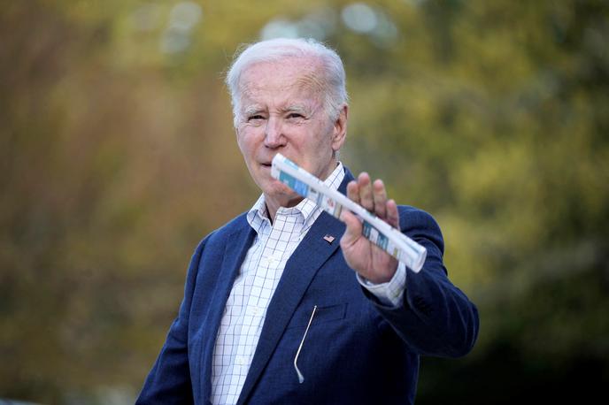 Joe Biden | Biden je spomnil, da je bilo geslo njegove kampanje leta 2020 "boj za dušo" ameriškega naroda, in predstavil svoj slogan za leto 2024: "Dokončajmo delo," poroča britanski BBC. | Foto Reuters