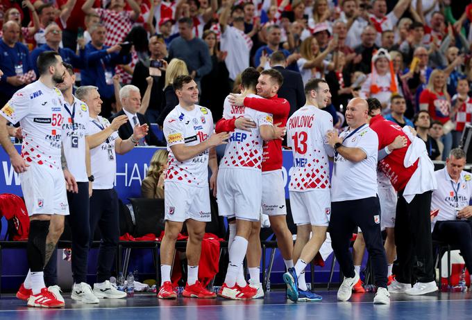 Hrvaška si je zagotovila prvo mesto v skupini. V četrtfinalu se bo v zagrebški Areni pomerila z Madžarsko. | Foto: Reuters