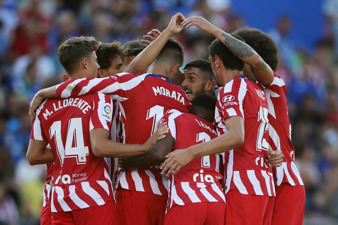 Alvaro Morata Atletico Madrid | Alvaro Morata je k uvodni zmagi Atletica pri Getafeju (3:0) prispeval dva gola, Jan Oblak je ohranil mrežo nedotaknjeno. | Foto Reuters