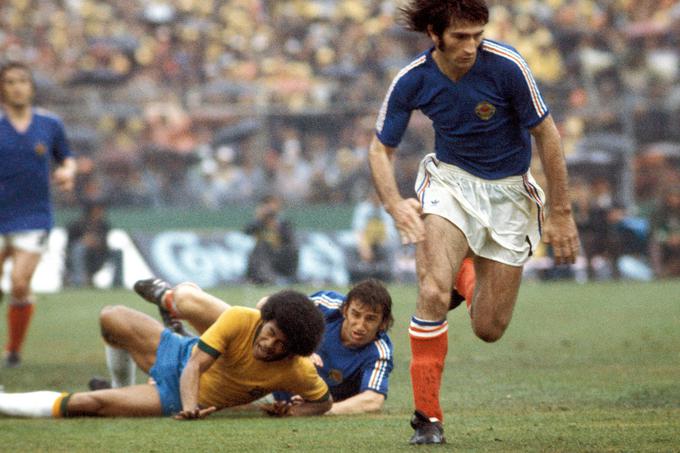 Nekdanji jugoslovanski reprezentant Ivan Buljan na dvoboju z Brazilijo na SP 1974 v ZRN. | Foto: Guliverimage/Vladimir Fedorenko