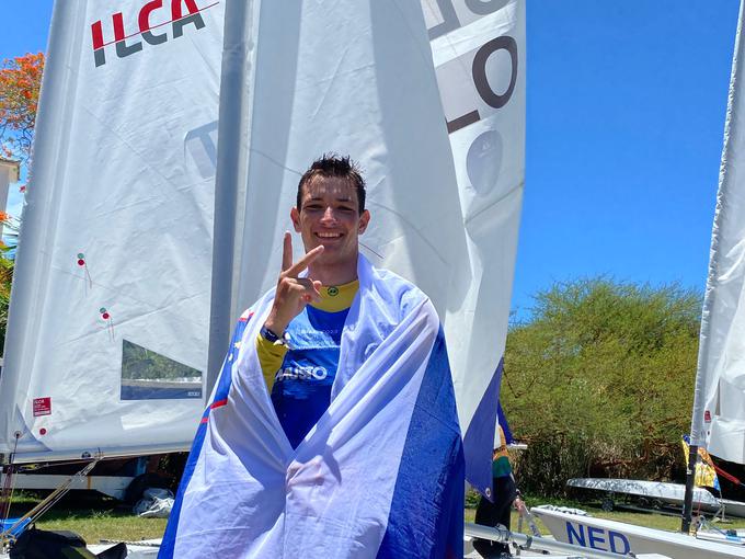 Luka Zabukovec: Potrudil sem se 110-odstotno in uspel zadržati srebrno medaljo.  | Foto: HeusiAction