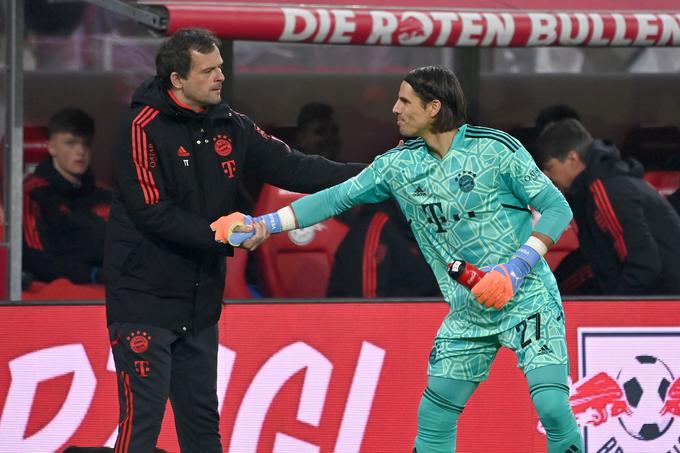 Tapalovič in novi vratar Bayerna Yann Sommer.  | Foto: Guliverimage/Vladimir Fedorenko