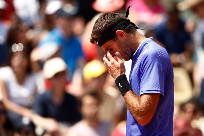 Juan Martin del Potro je bil pred OP Fancije pod velikim vprašajem. | Foto: Guliverimage/Getty Images