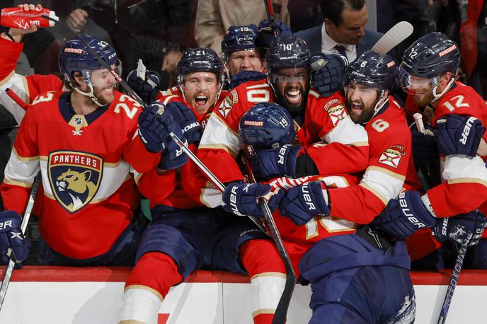 Florida Panthers | Hokejisti Floride so se brez poraza v konferenčnem finalu uvrstili v veliki finale. | Foto Reuters