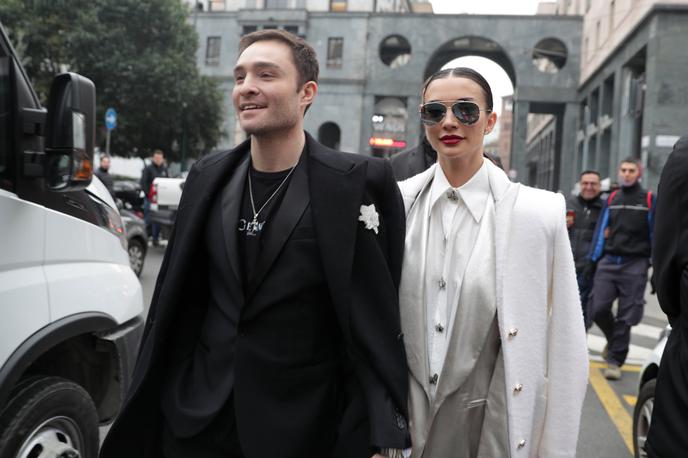 Ed Westwick in Amy Jackson | Par se je spoznal leta 2021 in se zaročil januarja letos v smučarskem središču Gstaad v Švici.  | Foto Guliverimage