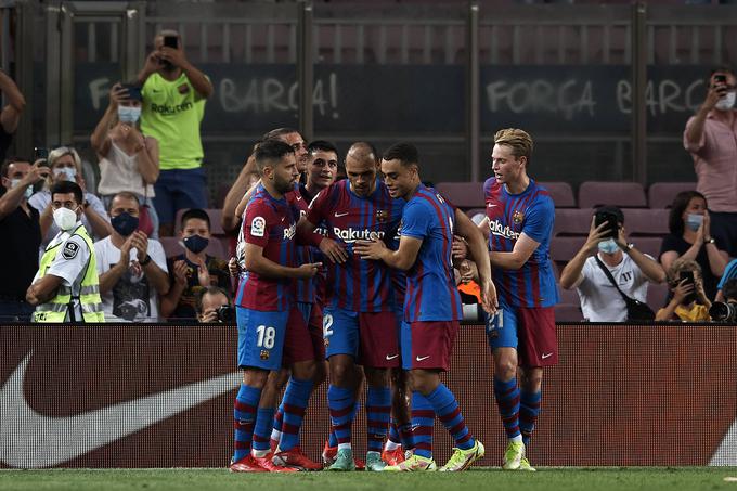 Barcelona je v uvodnem krogu španskega prvenstva s 4:2 premagala Real Sociedad. Pred tem je brez Lionela Messija navdušila na tekmi za pokal Joan Gamper in s 3:0 ugnala Juventus. | Foto: Guliverimage/Vladimir Fedorenko