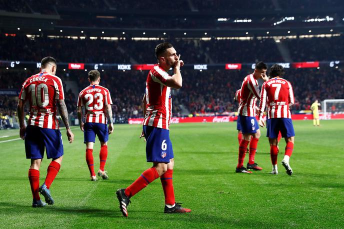 Atletico Madrid | Atletico Madrid je od 40. do 74. minute dosegel tri zadetke in premagal rumeno podmornico, | Foto Reuters