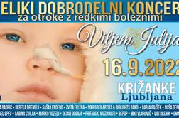 Dobrodelni koncert Viljem Julijan za otroke z redkimi boleznimi