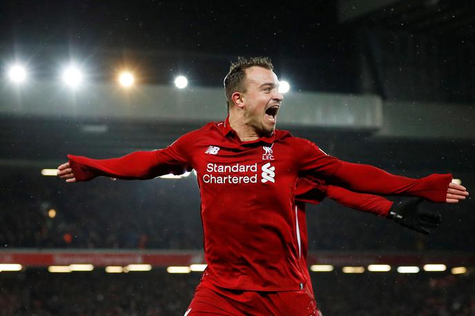 Xherdan Shaqiri | Xherdan Shaqiri je na igrišče prišel v 70. minuti. Tri minute pozneje je zadel za 2:1, v 80. minuti pa postavil končni izid. | Foto Reuters