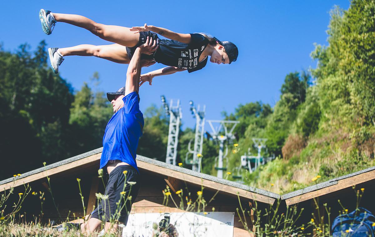 Skoki trening, Nika Križnar, Zoran Zupančič | Skakalke in skakalce konec tedna čaka prva postaja poletne velike nagrade. | Foto Grega Valančič/Sportida