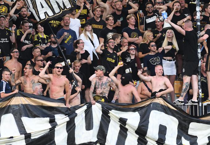 Na povratni tekmi na stadionu Friends Arena pričakujejo več deset tisoč navijačev Aika. | Foto: Miloš Vujinović/Sportida