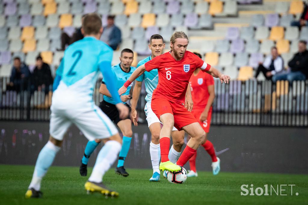 Slovenija : Anglija, slovenska nogometna reprezentanca u21