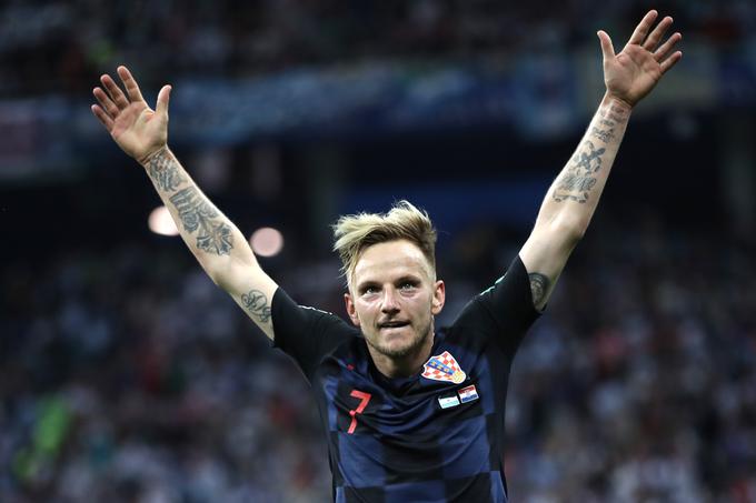 Ivan Rakitić je bil eden osrednjih hrvaških junakov na SP 2018, ko je pomagal slovenskim sosedom do drugega mesta v Rusiji. | Foto: Guliverimage/Getty Images