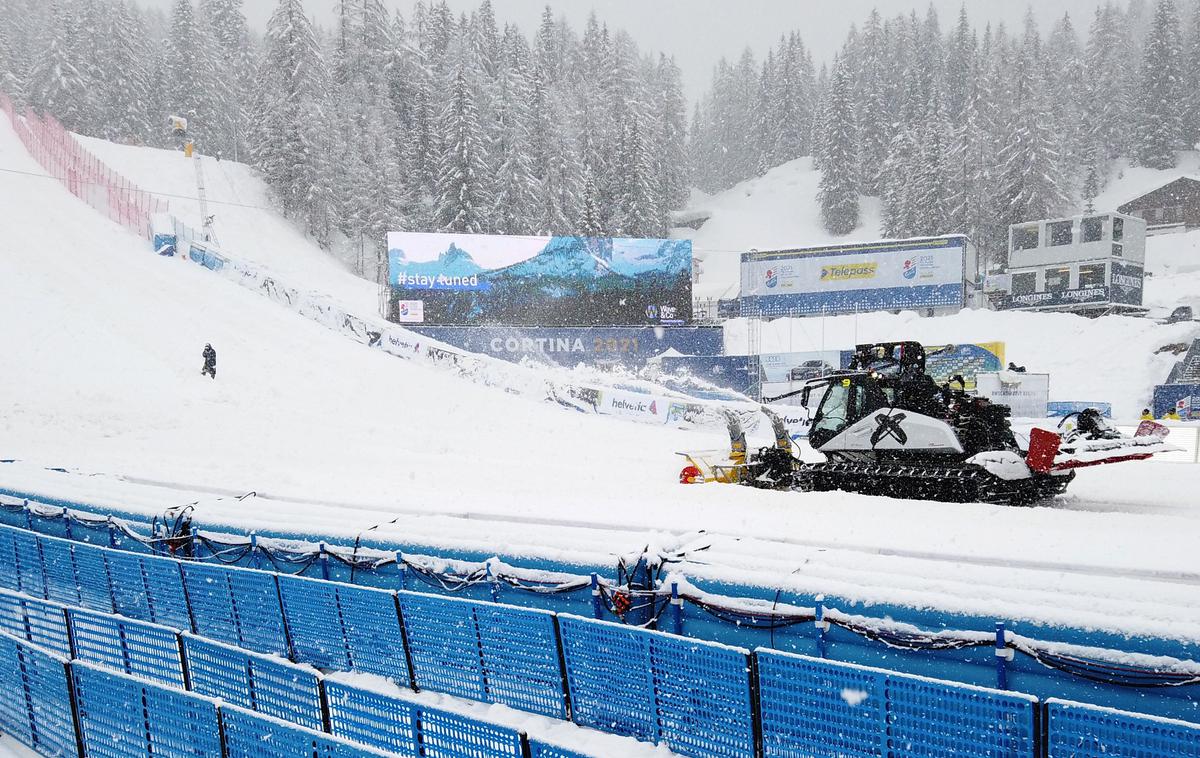 vreme sneg Cortina d'Ampezzo | Ilka Štuhec ne bo nastopila na alpski kombinaciji. | Foto Reuters