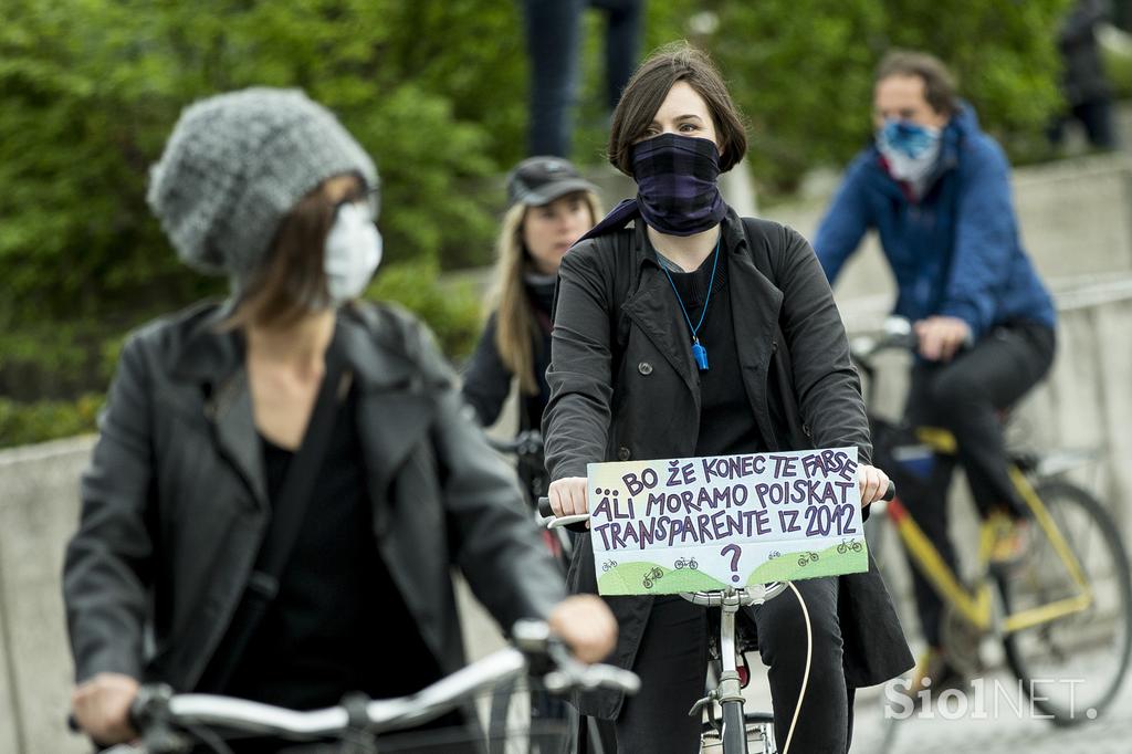 Protesti s kolesi