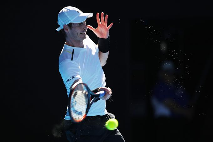 Andy Murray je za zmago v prvem krogu potreboval skoraj tri ure. | Foto: Guliverimage/Getty Images