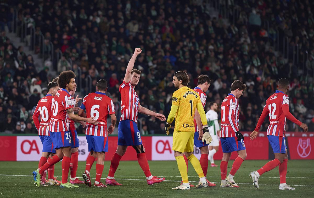 Elche Atletico | Alexander Sorloth je k zmagi Atletica Madrida prispeval dva gola. | Foto Guliverimage