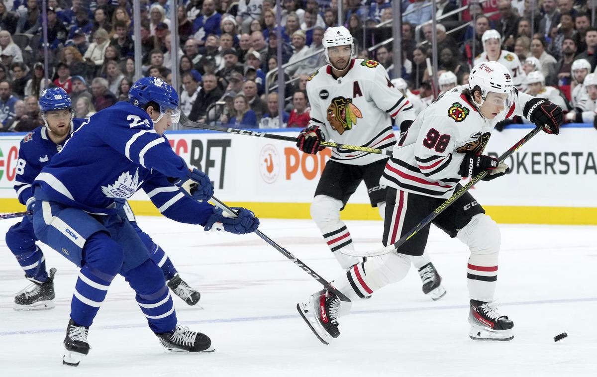 Chicago Blackhawks | Zasedba iz vetrovnega mesta je v Torontu dosegla drugo zmago v sezoni. | Foto Guliverimage