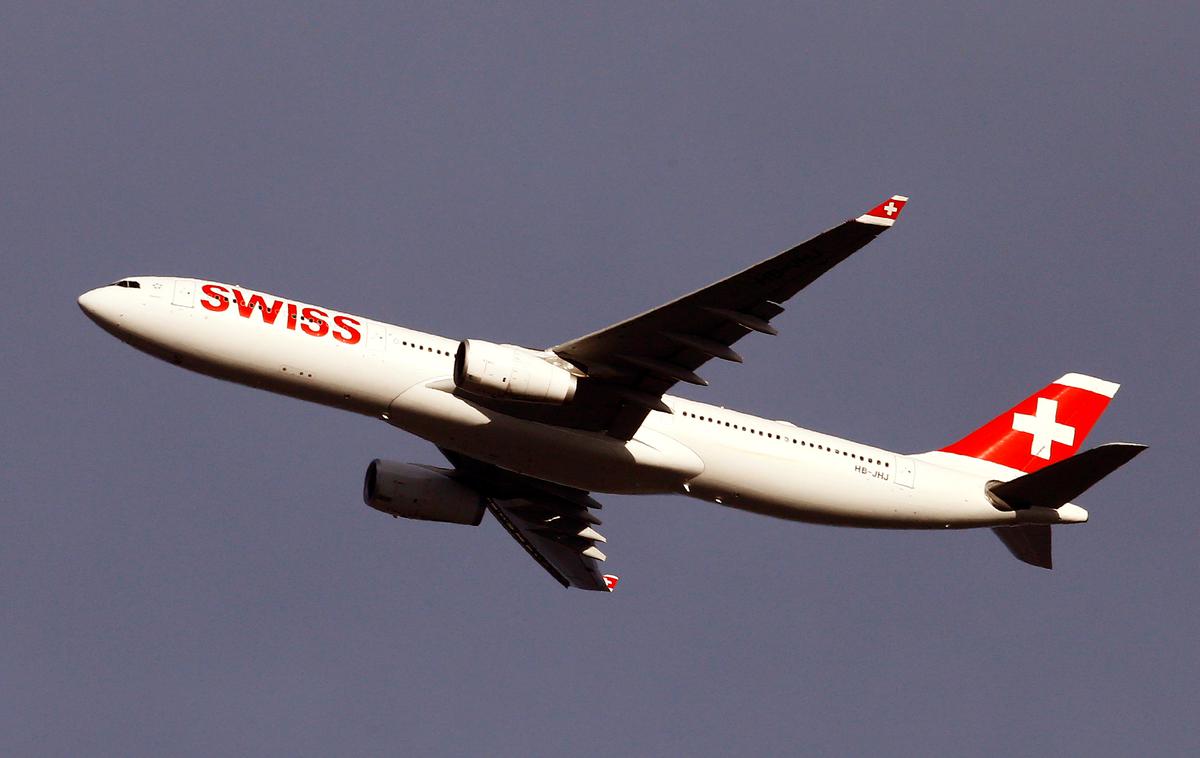 Swiss Airlines | Swiss Airlines bo polete z ljubljanskega letališča v Zürich sprva ponujal petkrat na teden. | Foto Reuters