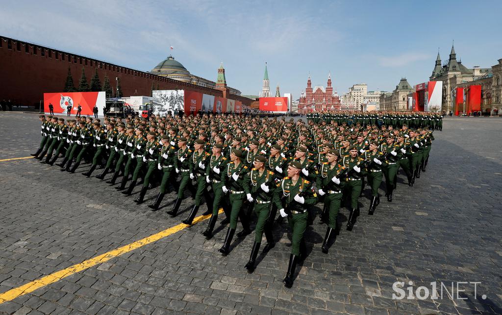 Rusija ruska vojska moskva parada