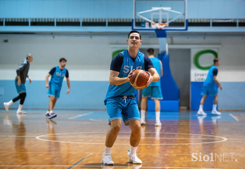 trening slovenska košarkarska reprezentanca