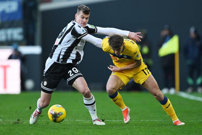 Jaka Bijol Udinese : Atalanta | Jaka Bijol je z Udinesejem remiziral z Atalanto. | Foto Reuters