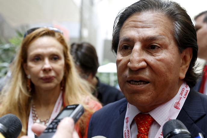 Alejandro Toledo | Če bo obsojen, mu grozi 20 let zapora. Toledo očitke zavrača in trdi, da je žrtev političnega preganjanja. | Foto Reuters