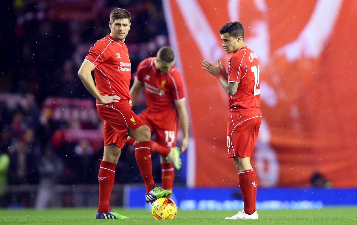 Philippe Coutinho, Steven Gerrard | Nekoč soigralca, zdaj pa bo Steven Gerrard trener Coutinha. | Foto Guliverimage