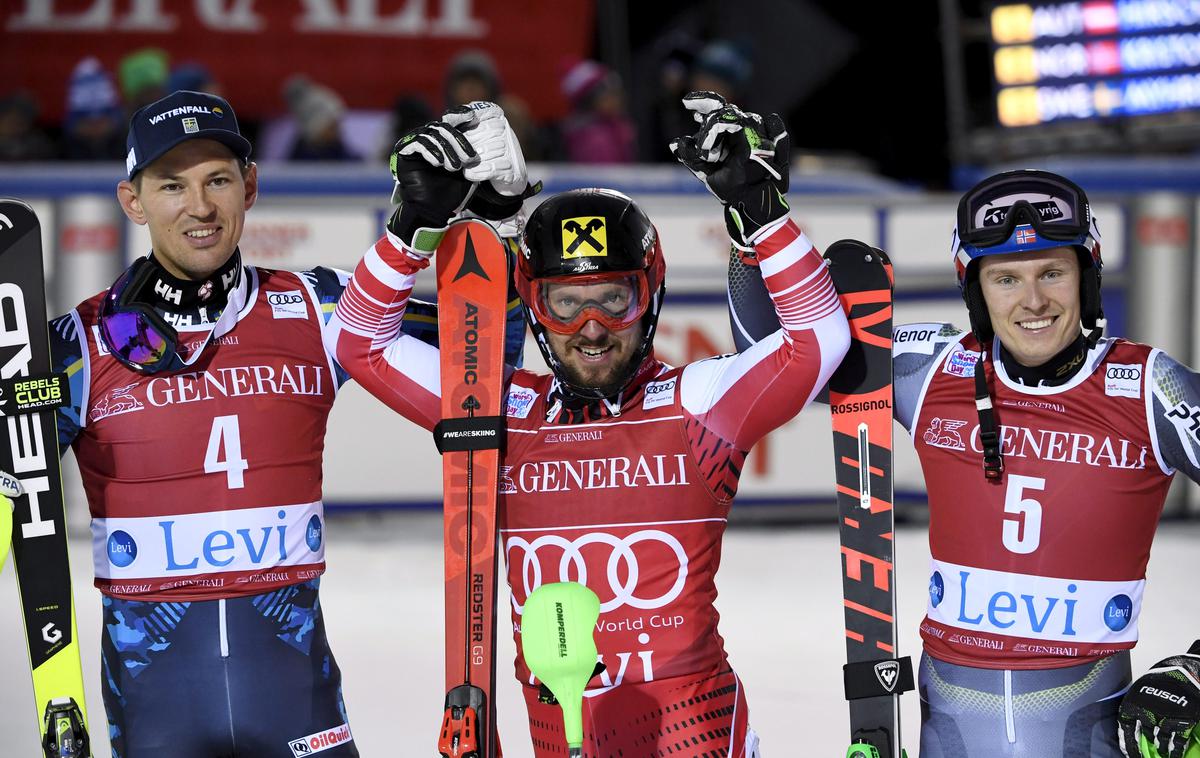 Marcel Hirscher | Marcel Hirscher je prišel do 26. slalomske zmage. | Foto Reuters