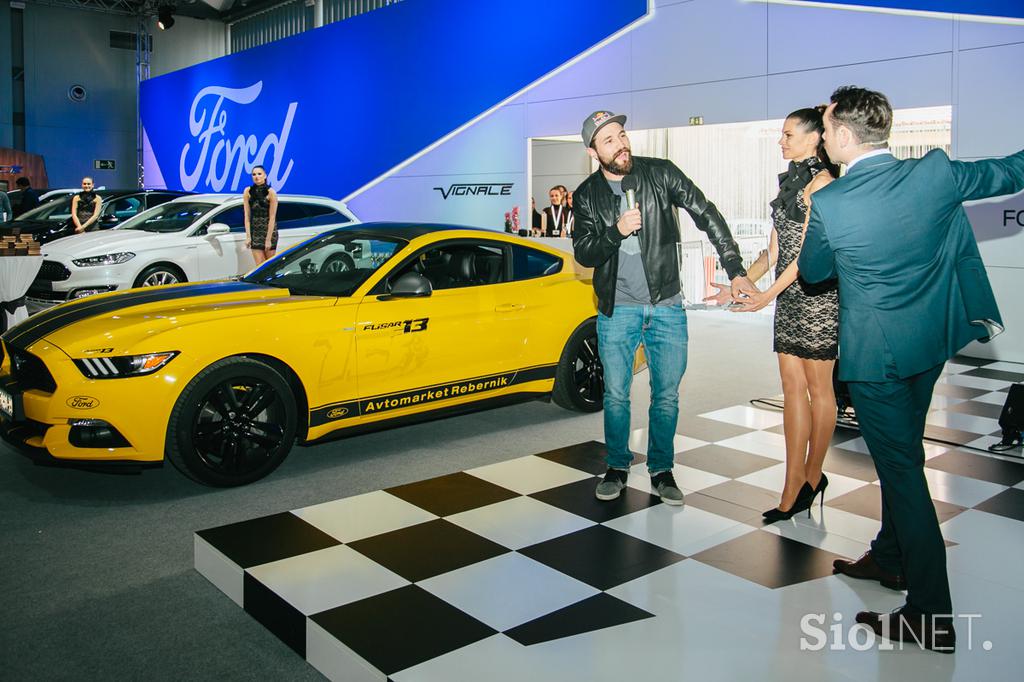 Filip Flisar mustang prihod na avtosalon